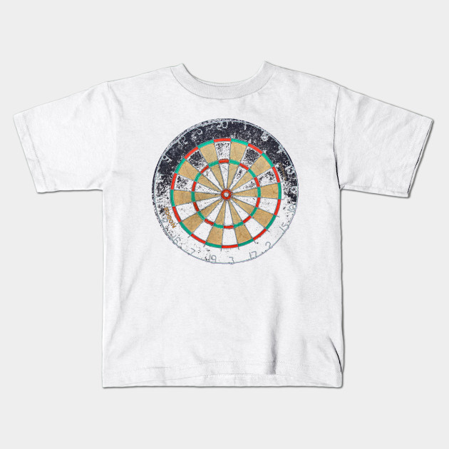 Distressed dartboard